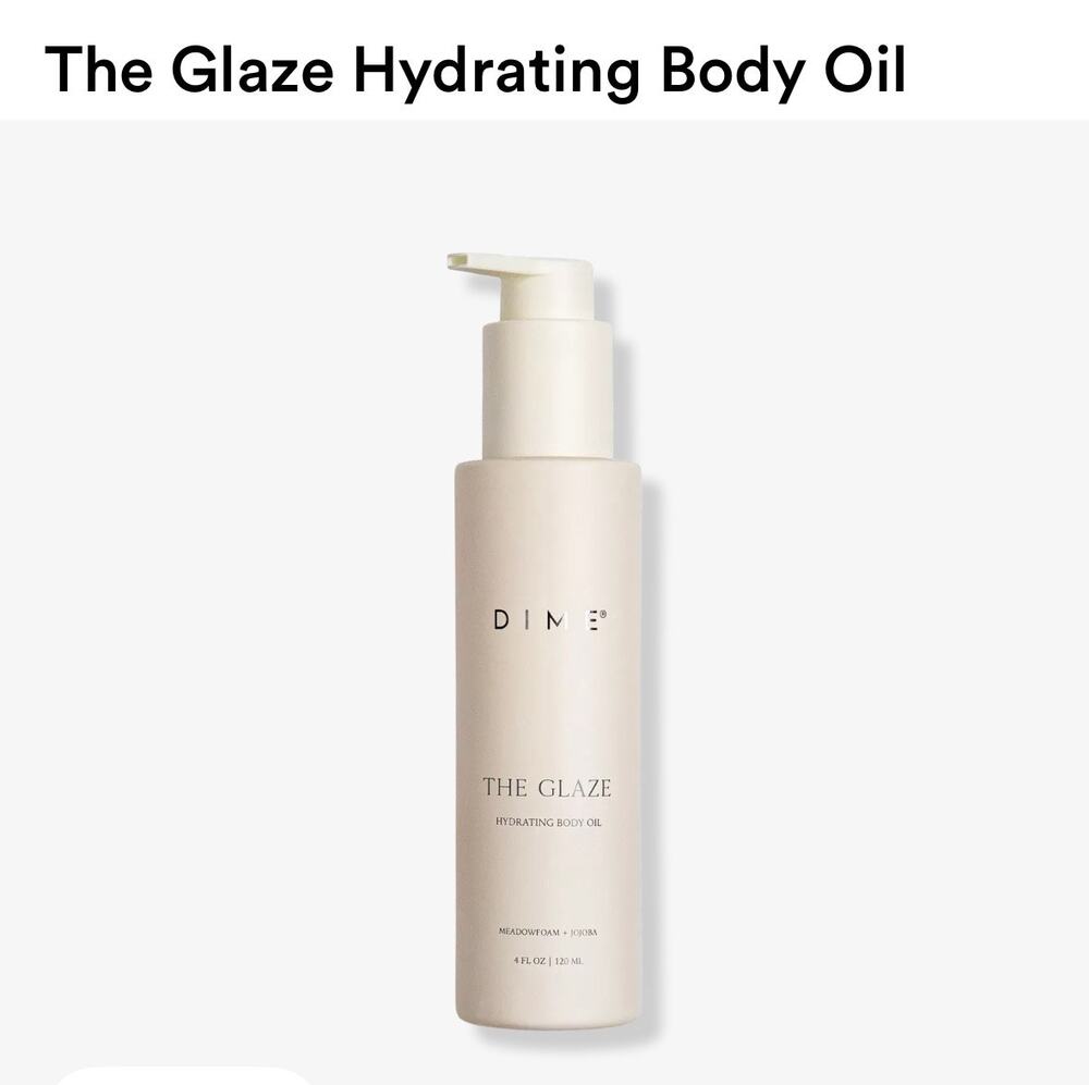 NWT dime the glaze hydrating body oil